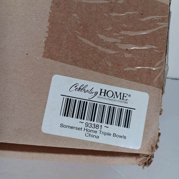 Celebrating Home Stoneware Collection Bowls Somerset Harvest Yellow Set Of 3 - Picture 9 of 10